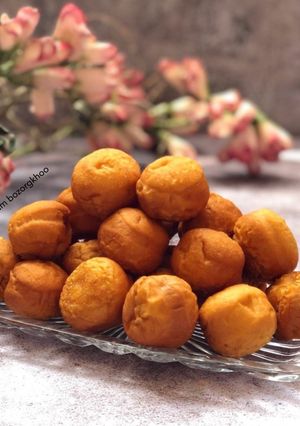 عکسی از دستور پیراشکی لقمه ای