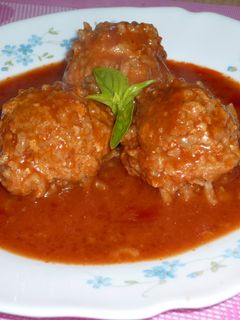 Paradicsomos húsgombóc recept fotója