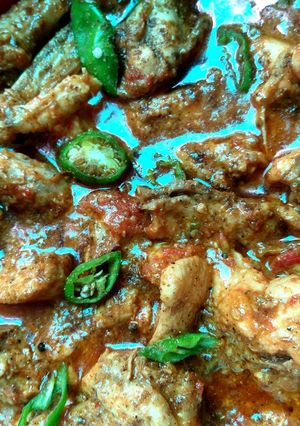 A picture of Afghani karahi.