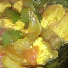 A picture of Capsicum paneer.