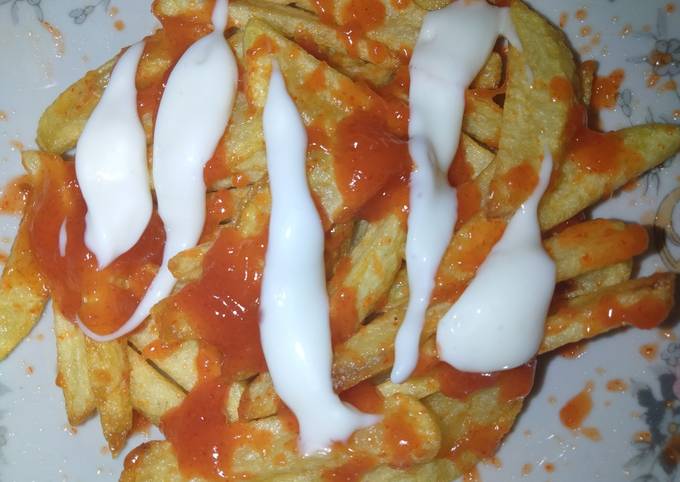 Ini dia! Resep memasak Kentang goreng krispy  spesial