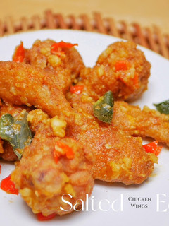 Foto resep Sayap Ayam Goreng Saus Telur Asin - Salted Egg Chicken Wings