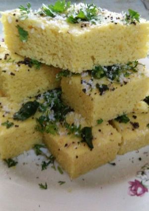 A picture of Dhokla.