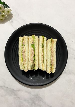 Foto resep Sandwich tuna mayo
