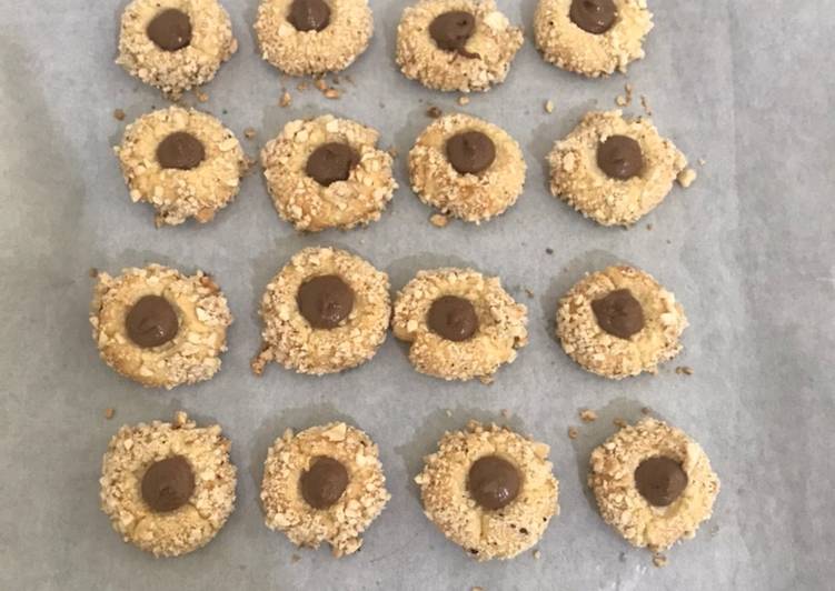 Resep Peanut Thumbprint cookies renyah, Menggugah Selera