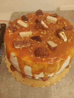 Kinder Maxi King torta recept fotója