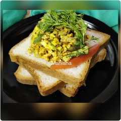 A picture of Bhurji Toast.