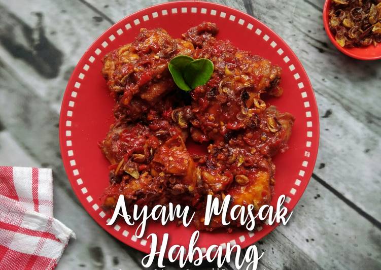 Resep Ayam Masak Habang Anti Gagal