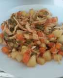 Estofado de pollo con verduras