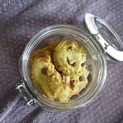 A picture of Recook Matcha Cookies resep Angken Keenan.