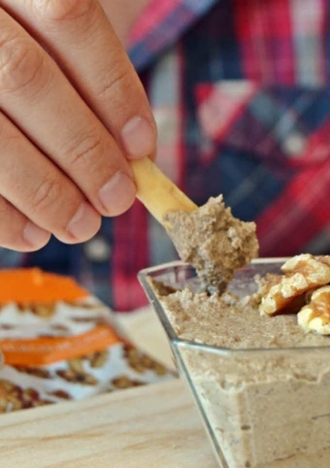 Una foto de Paté vegano de champiñones y nueces