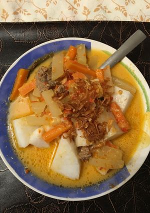 Foto resep Lontong sayur gurih