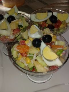 صورة لوصفة سلطة الخضر