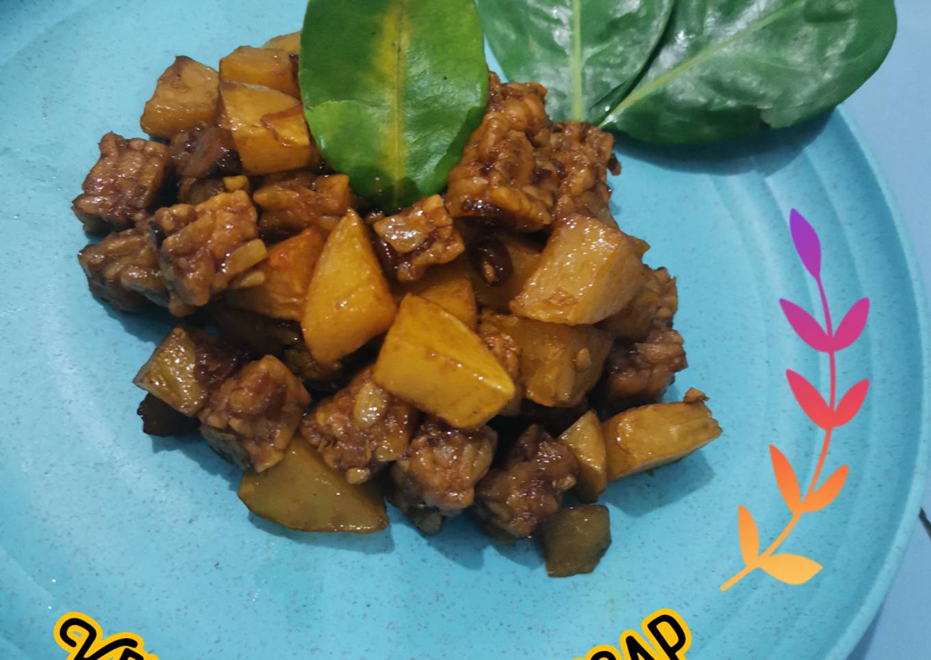Kentang tempe kecap