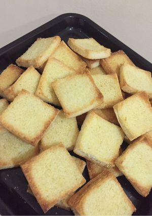 Foto resep Roti tawar kering mentega