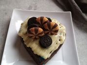 Gambar brownies kukus oreo