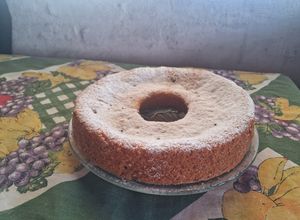 Una foto de Budín cuatro cuatros de nueces y frutas abrillantadas