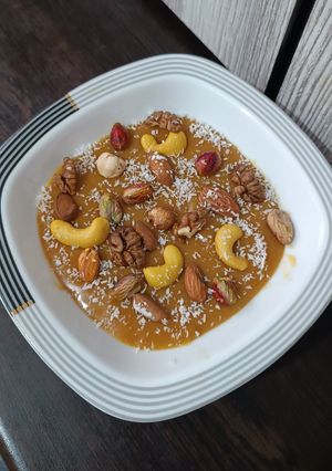 عکسی از دستور حلوا عربی(کاراملی)