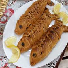 مخبوزات🥖🍞 مملحات على شكل سمكات🐟🐟 تووووووووووب 🥰🥰🥰-レシピのメイン写真
