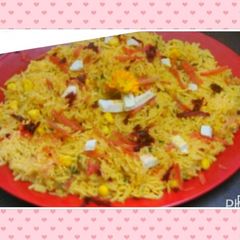 A picture of Colourfull Pulao.