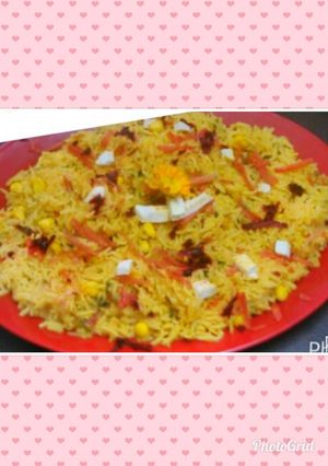 A picture of Colourfull Pulao.