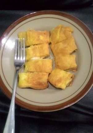 Foto resep Roti goreng isi pisang keju