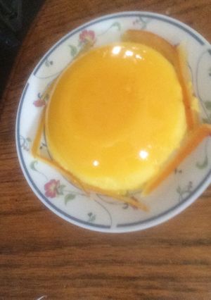 Una foto de Mousse de naranja 🍊