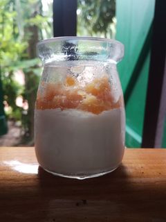Hình của món Sữa chua làm từ sữa công thức.