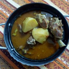 Aloo ghosht A picture of Aloo ghosht.