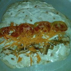 A picture of Chicken shawarma.