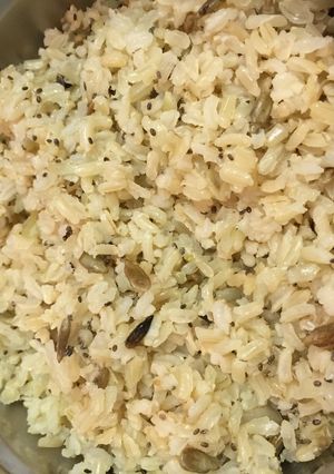 Foto de Arroz Integral com semente de Girassol e Chia