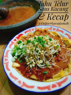 Foto resep Tahu telur saus kacang & kecap