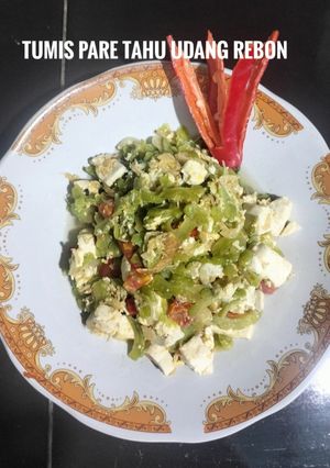 Foto resep Tumis Pare Tahu Udang Rebon