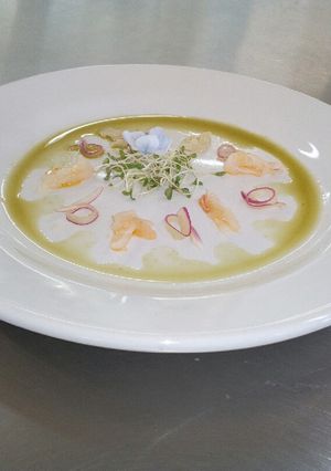 Una foto de Tiradito de huachinango