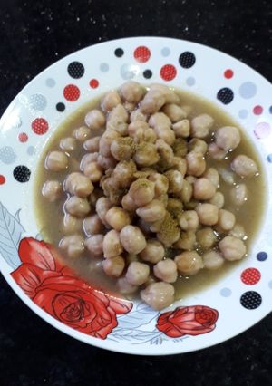 صورة لوصفة كسكروط حمص أبيض