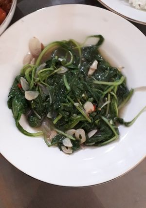 Foto resep Tumis Bayam simpel