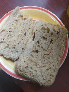 Una foto de Pan rápido de avena al microondas