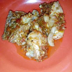 A picture of Chicken pepper soup.