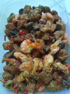 Foto resep Tumis tempe, udang,ati ampela