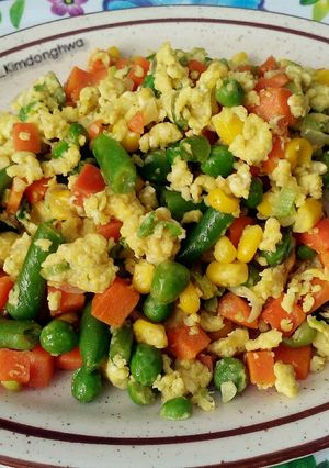 Foto resep Telur Acak mixed sayuran