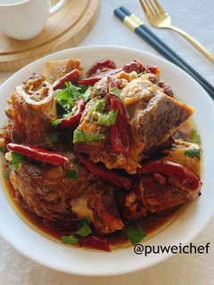 紅紅火火麻辣醬大骨 的食譜成品照片