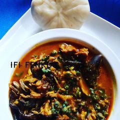 A picture of Rivers native soup.
