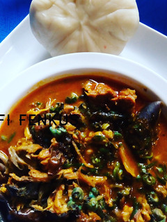 A picture of Rivers native soup.
