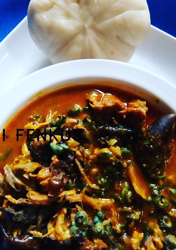 A picture of Rivers native soup.