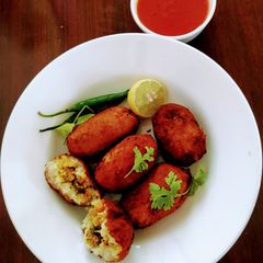 Vegetable cutlet A picture of Vegetable cutlet.
