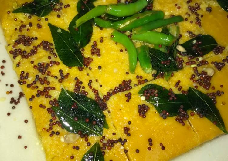 Easiest Way to Make Homemade Dhokla