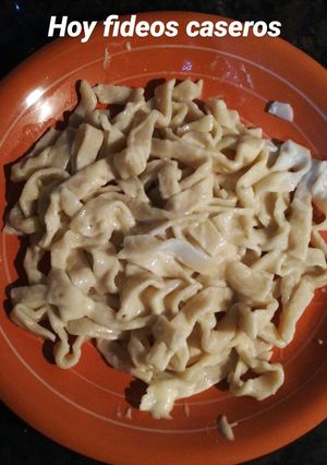 Una foto de Fideos caseros