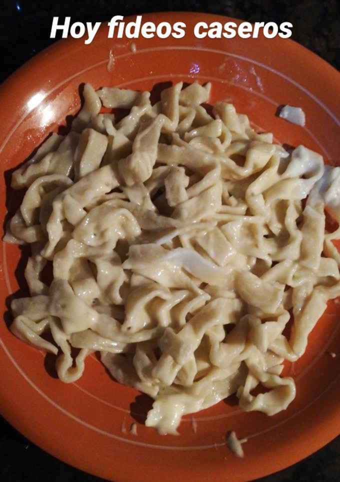 Una foto de Fideos caseros