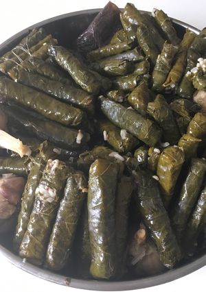 صورة لوصفة اليبرق الحامض (محشي ورق العنب)