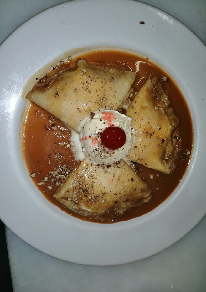 Una foto de Crepas relleno de Philadelphia